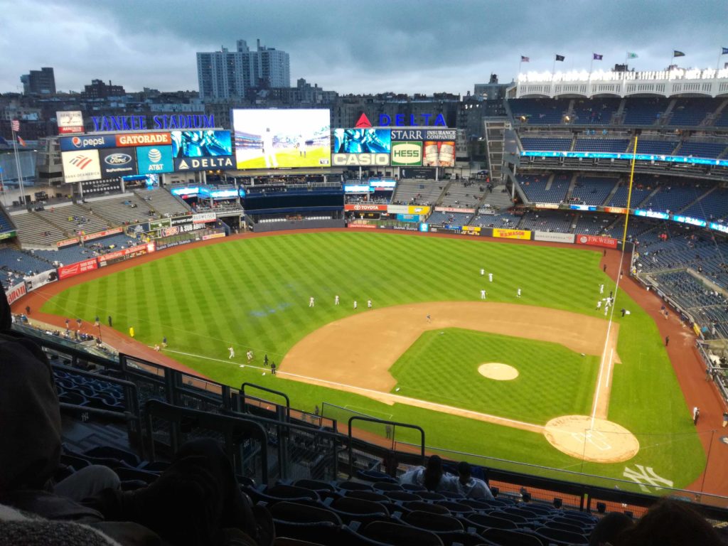 match annulé au yankee stadium